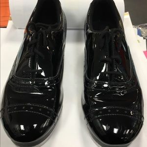 Black Patent Tap Shoes